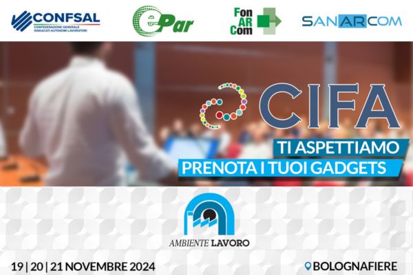 Il Sistema CIFA Italia ti aspetta ad Ambiente Lavoro 2024